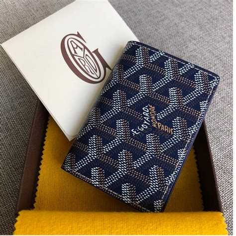 goyard black brown wallet|Goyard blue wallet men's.